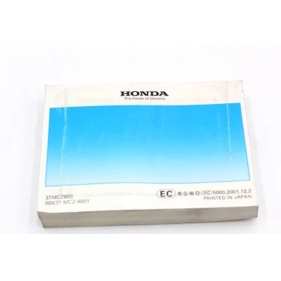 HONDA LIBRETTO USO E MANUTENZIONE PER CB900F HORNET 2001 | RICAMBI HONDA HORNET 900 | Mamoto Ecommerce |  