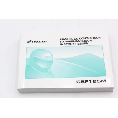 HONDA LIBRETTO USO E MANUTENZIONE PER CBF125M         2008 | RICAMBI HONDA CBR125-CB125F | Mamoto Ecommerce |  