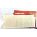 HONDA ADESIVO REMEMBER SERBATOIO CB750 FOUR K6-K7 COLORE BIANCO